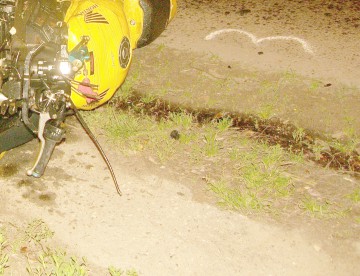 Motociclist, accidentat de un şofer neatent